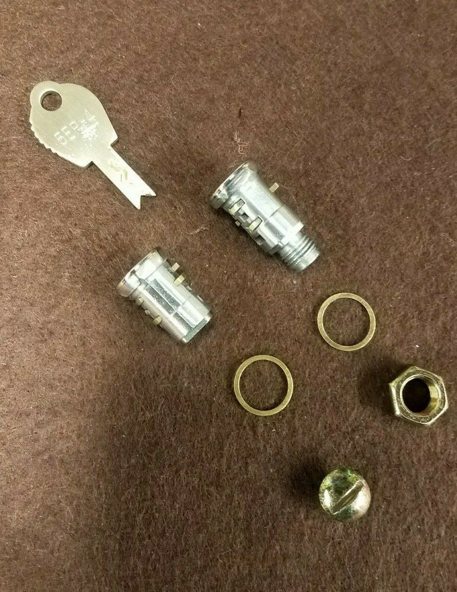 Duncan/miller 60/76 Parking Meter Male/female Lock Cylinders With Matching Key.