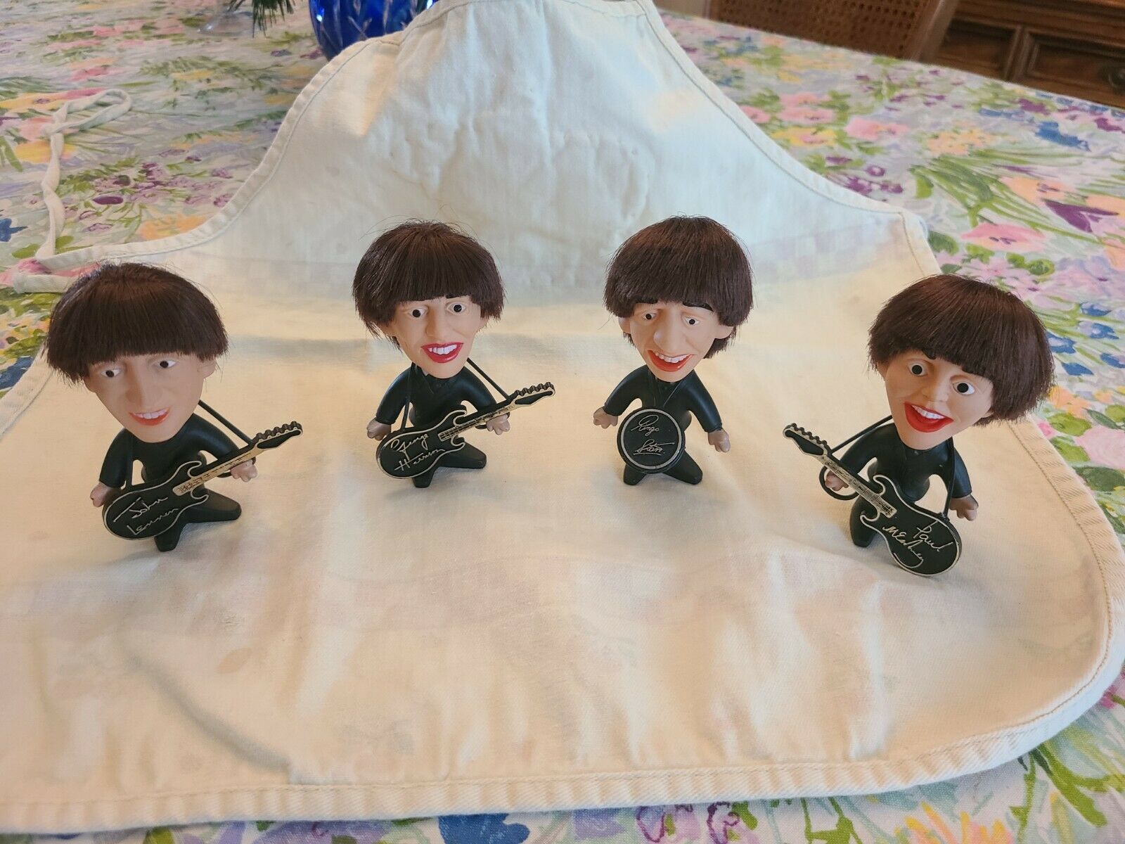 1964 Remco Set Of The Beatles Dolls - Complete With Instruments.