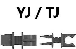 Jeep Wrangler Yj / Tj* Hood Prop Rod Retainer / Keeper / Clip Oem J4007456